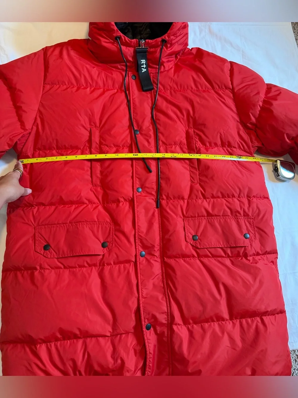 RTA Road To Awe Men’s Puffer Jacket Red Size XL Snow Coat MSRP $450